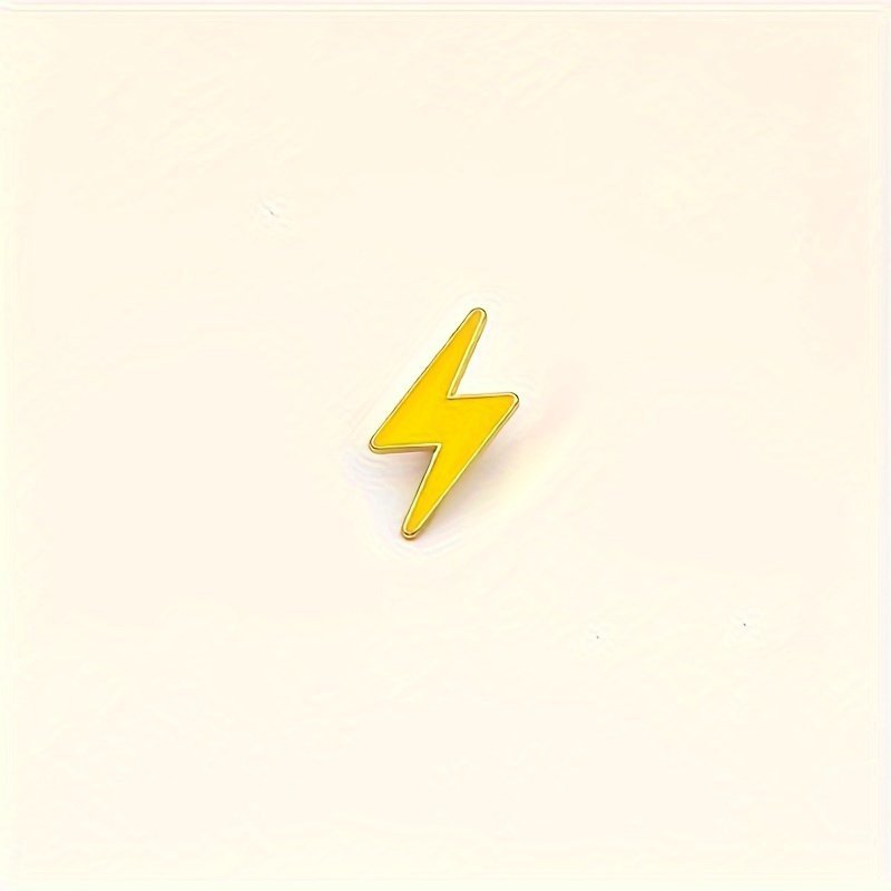 Ženkliukas žaibas – stilingas emaliuotas pinas - Image 3