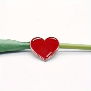 Raudonos širdelės ženkliukas
