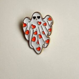 Pin vaiduoklis – halloween atributika