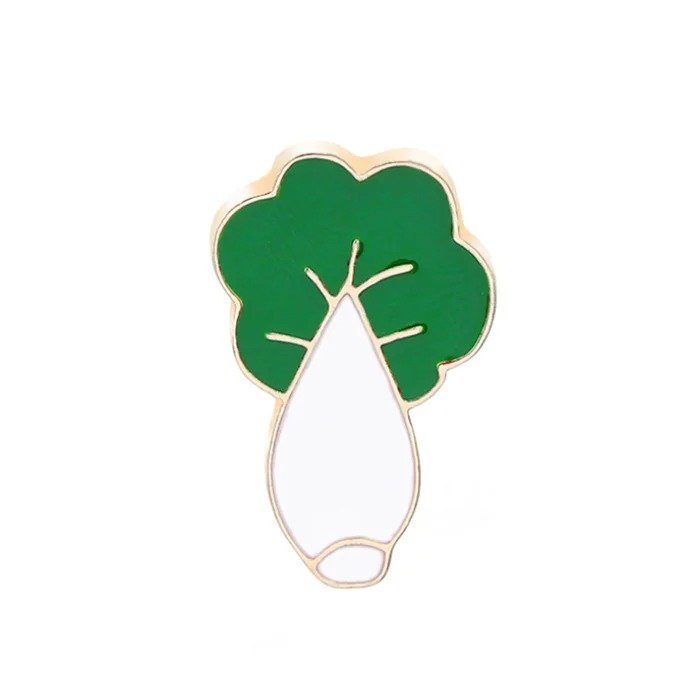 Healthy Vibe Pin | Bok Choy Emalio Broška