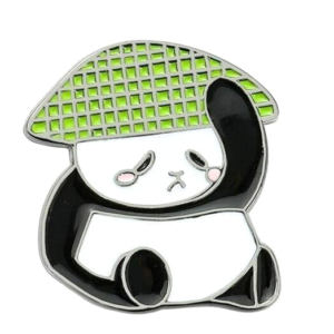 Liūdna Panda Pin | Azijos Aesthetic Emalio Broška